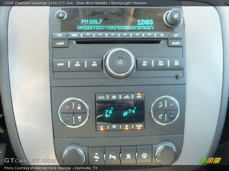 Silver Birch Metallic / Ebony/Light Titanium 2008 Chevrolet Suburban 1500 Z71 4x4