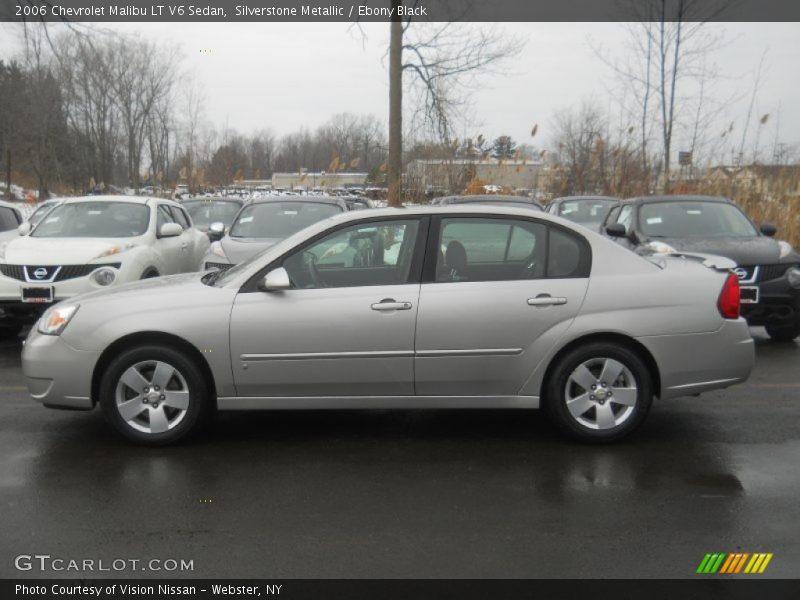 Silverstone Metallic / Ebony Black 2006 Chevrolet Malibu LT V6 Sedan