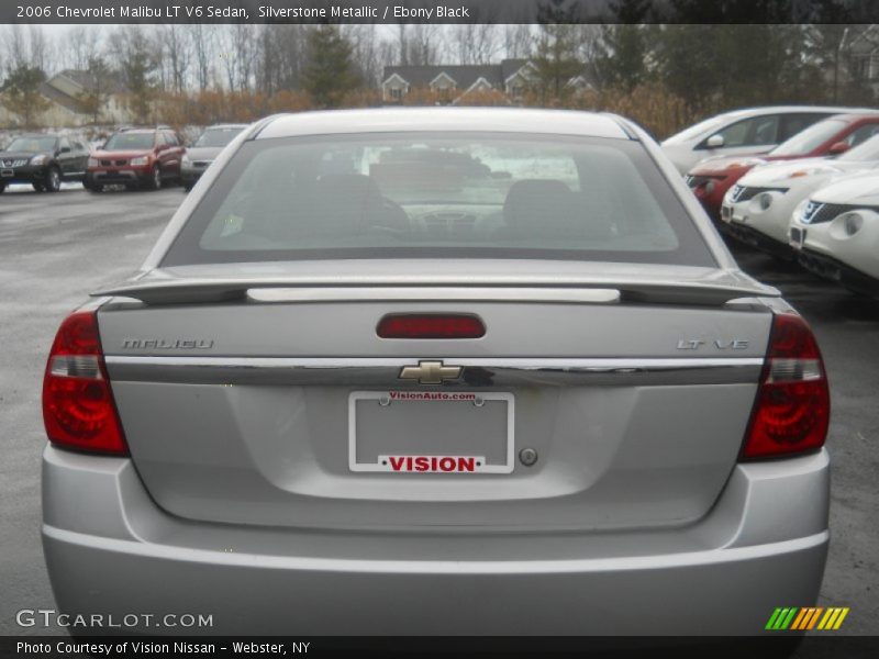 Silverstone Metallic / Ebony Black 2006 Chevrolet Malibu LT V6 Sedan