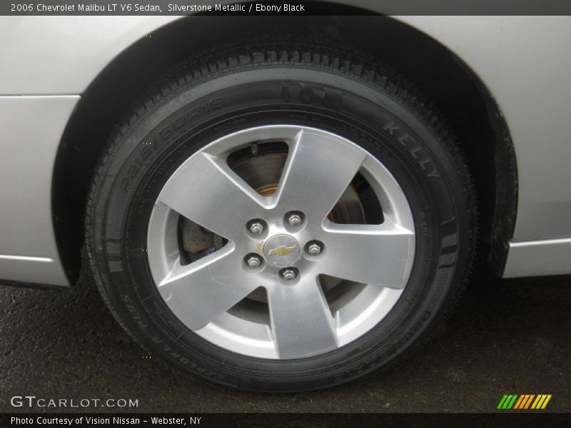Silverstone Metallic / Ebony Black 2006 Chevrolet Malibu LT V6 Sedan