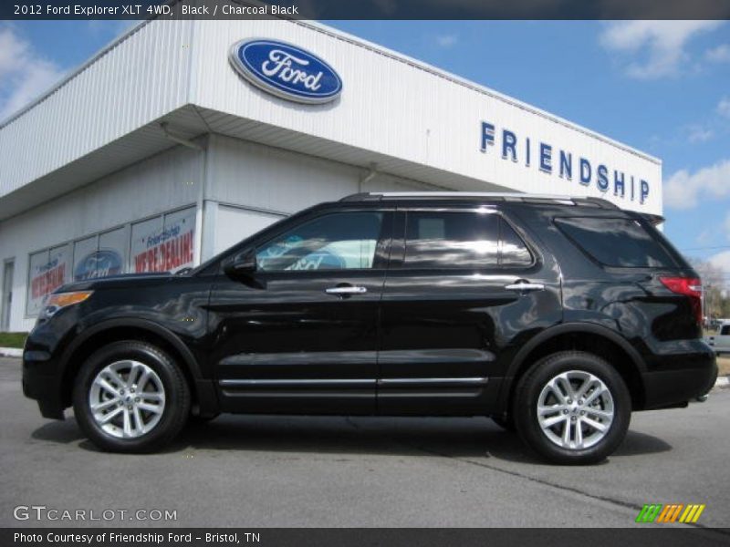 Black / Charcoal Black 2012 Ford Explorer XLT 4WD