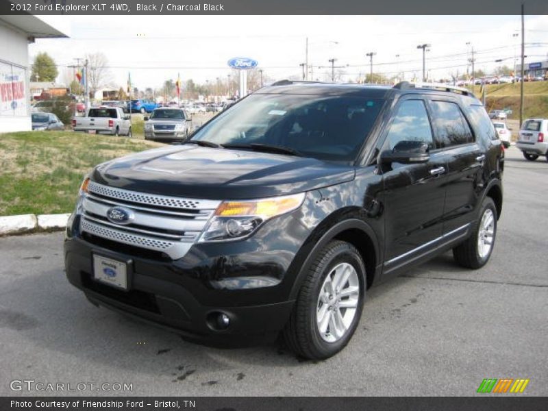Black / Charcoal Black 2012 Ford Explorer XLT 4WD