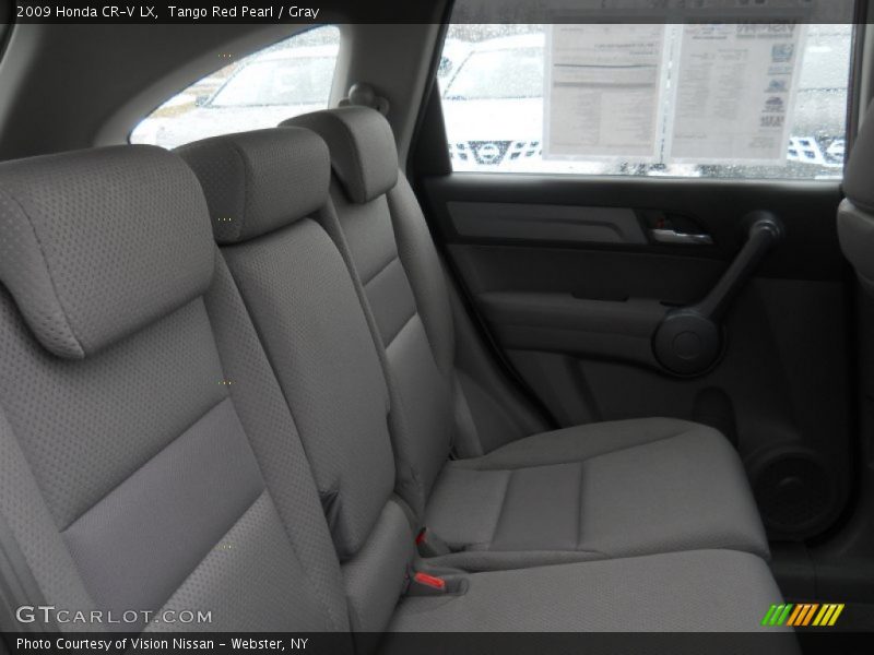 Tango Red Pearl / Gray 2009 Honda CR-V LX