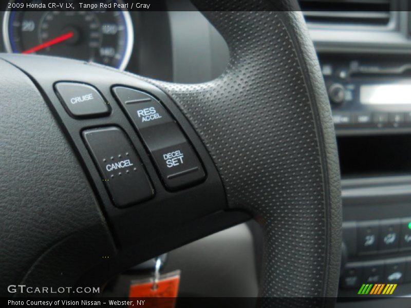 Tango Red Pearl / Gray 2009 Honda CR-V LX