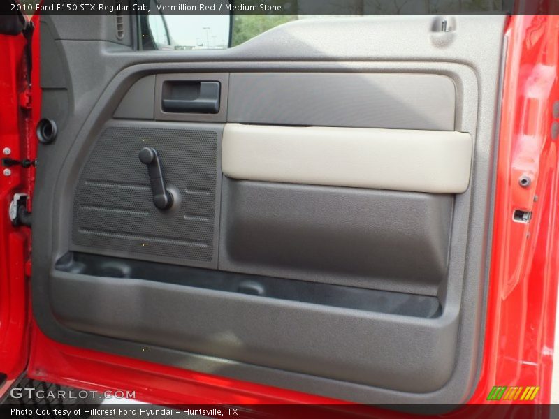 Vermillion Red / Medium Stone 2010 Ford F150 STX Regular Cab