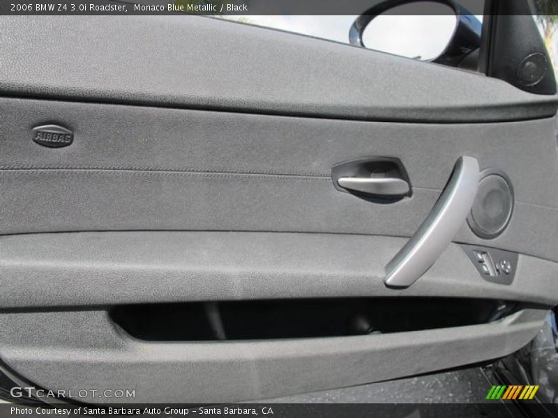 Monaco Blue Metallic / Black 2006 BMW Z4 3.0i Roadster