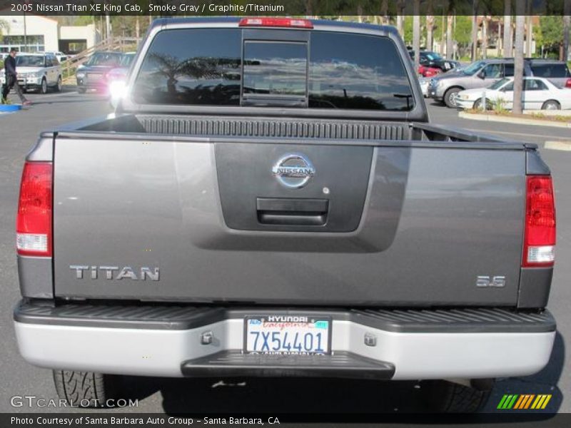 Smoke Gray / Graphite/Titanium 2005 Nissan Titan XE King Cab