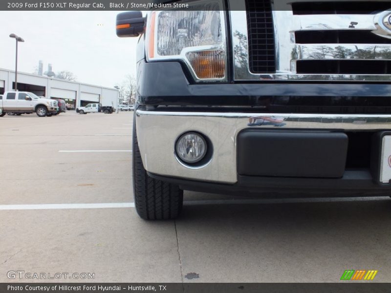Black / Stone/Medium Stone 2009 Ford F150 XLT Regular Cab
