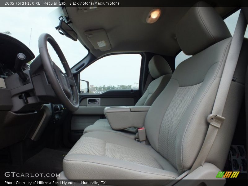  2009 F150 XLT Regular Cab Stone/Medium Stone Interior
