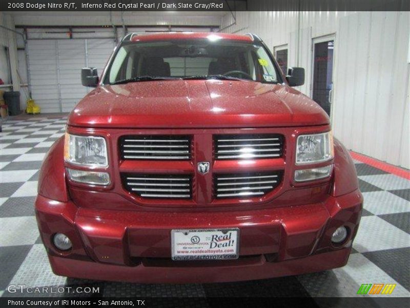 Inferno Red Crystal Pearl / Dark Slate Gray/Red 2008 Dodge Nitro R/T