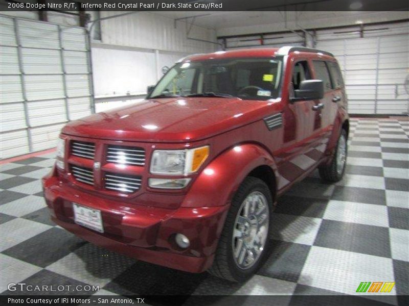 Inferno Red Crystal Pearl / Dark Slate Gray/Red 2008 Dodge Nitro R/T
