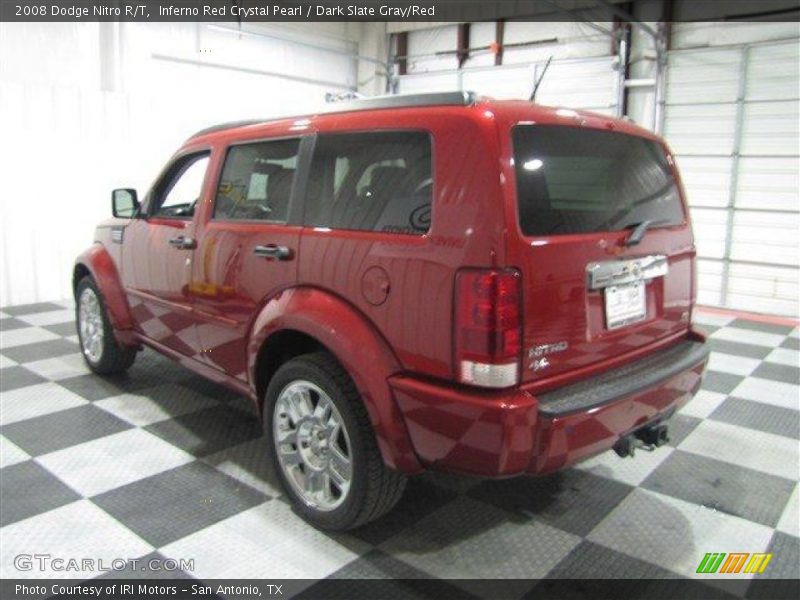 Inferno Red Crystal Pearl / Dark Slate Gray/Red 2008 Dodge Nitro R/T