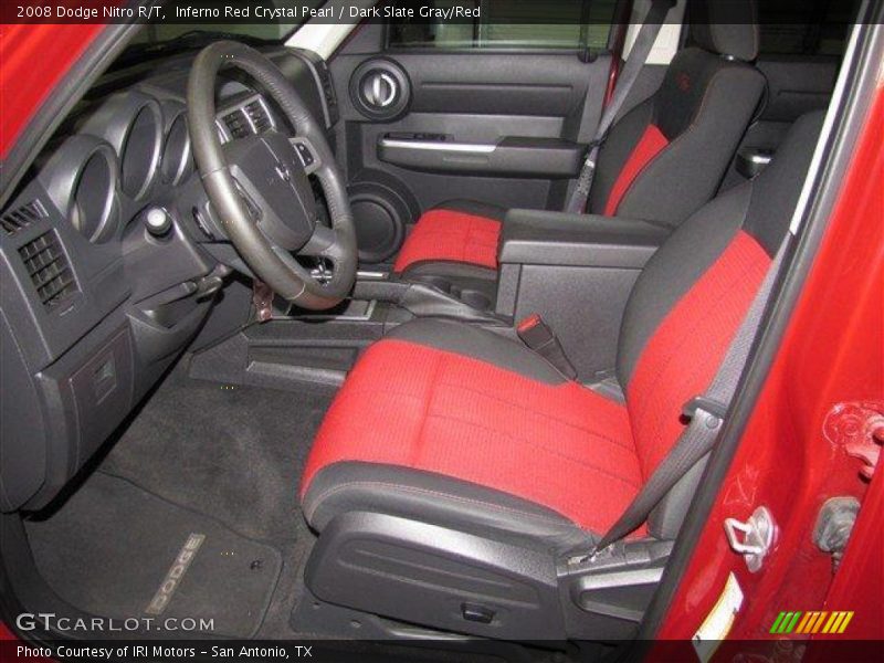  2008 Nitro R/T Dark Slate Gray/Red Interior