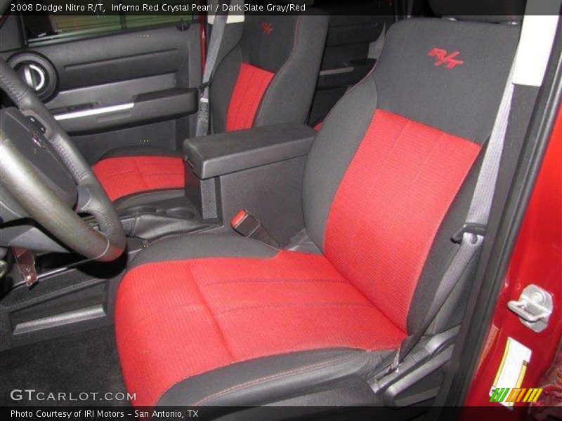 Inferno Red Crystal Pearl / Dark Slate Gray/Red 2008 Dodge Nitro R/T