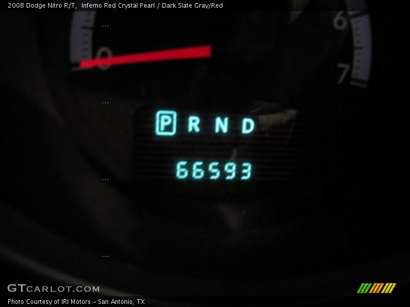 Inferno Red Crystal Pearl / Dark Slate Gray/Red 2008 Dodge Nitro R/T