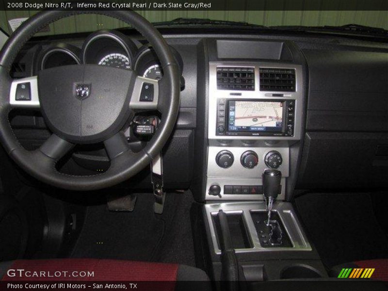 Inferno Red Crystal Pearl / Dark Slate Gray/Red 2008 Dodge Nitro R/T