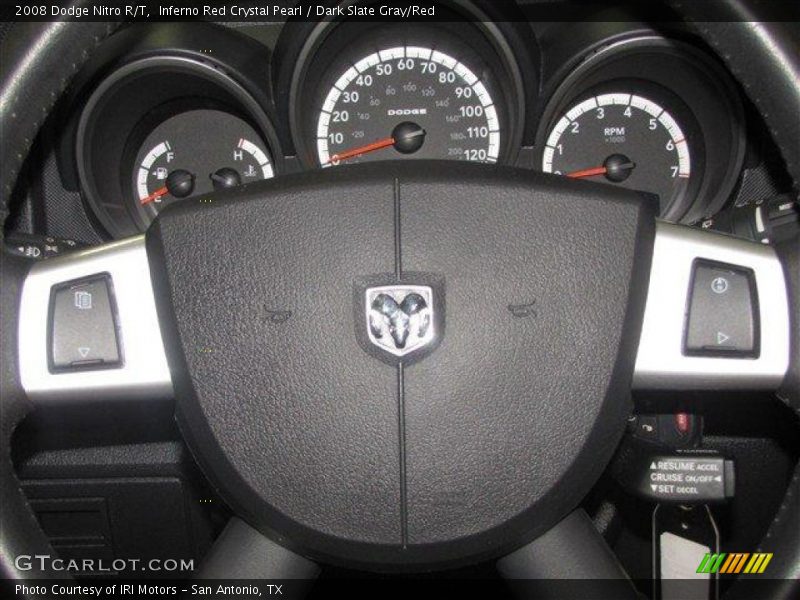 Inferno Red Crystal Pearl / Dark Slate Gray/Red 2008 Dodge Nitro R/T