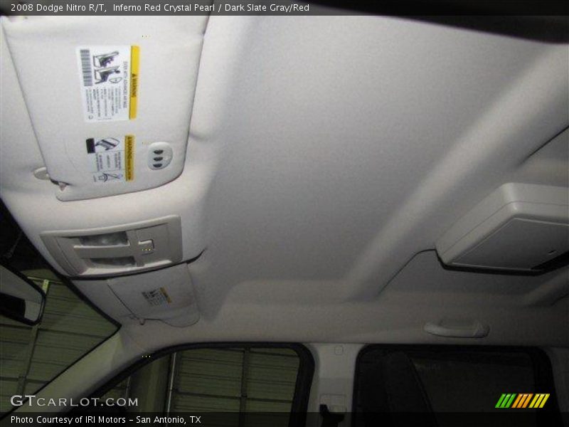 Inferno Red Crystal Pearl / Dark Slate Gray/Red 2008 Dodge Nitro R/T