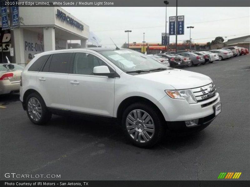 White Suede / Medium Light Stone 2010 Ford Edge Limited