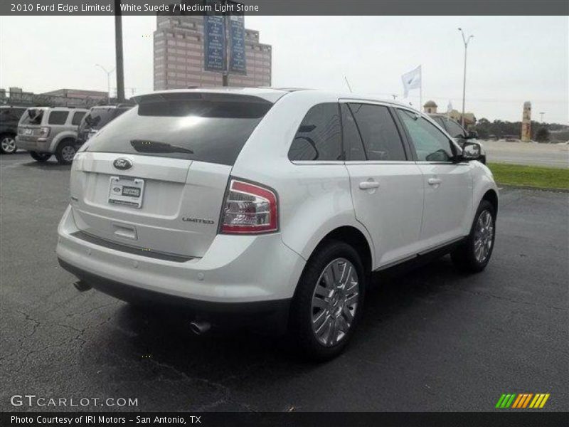 White Suede / Medium Light Stone 2010 Ford Edge Limited
