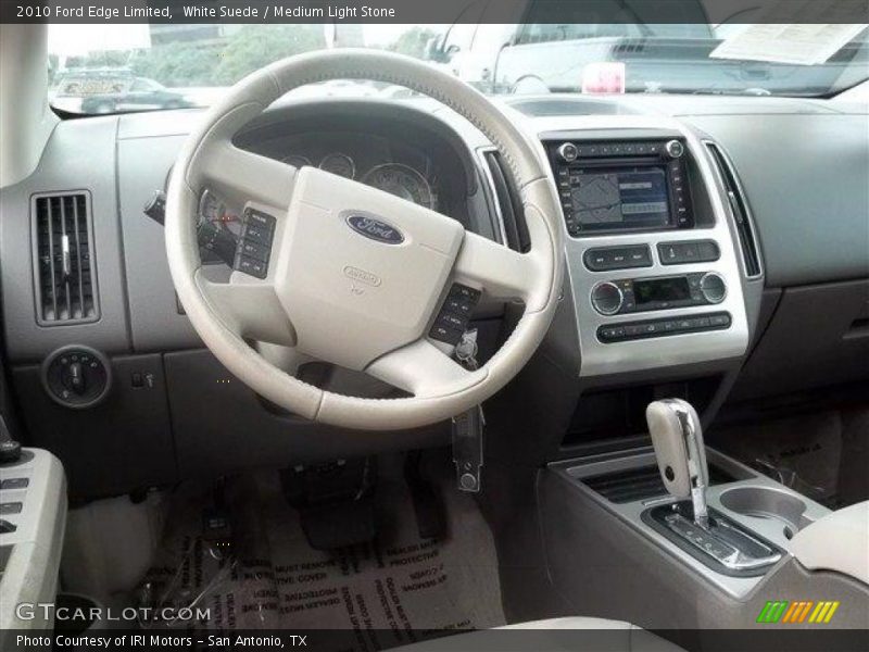 White Suede / Medium Light Stone 2010 Ford Edge Limited
