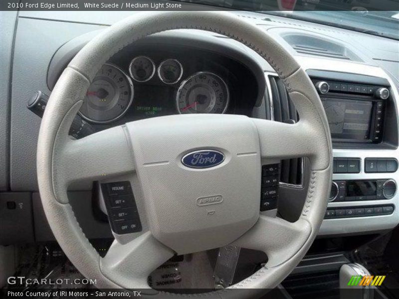 White Suede / Medium Light Stone 2010 Ford Edge Limited
