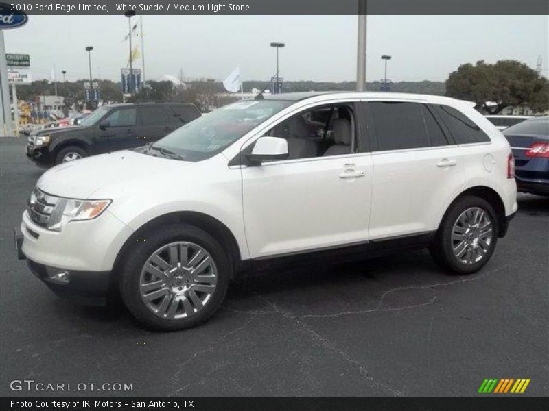 White Suede / Medium Light Stone 2010 Ford Edge Limited