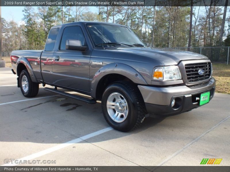 Dark Shadow Grey Metallic / Medium Dark Flint 2009 Ford Ranger Sport SuperCab