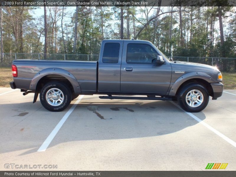 Dark Shadow Grey Metallic / Medium Dark Flint 2009 Ford Ranger Sport SuperCab
