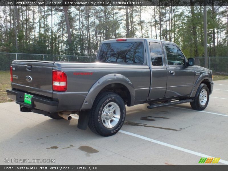 Dark Shadow Grey Metallic / Medium Dark Flint 2009 Ford Ranger Sport SuperCab