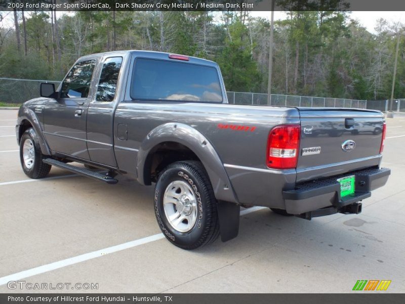 Dark Shadow Grey Metallic / Medium Dark Flint 2009 Ford Ranger Sport SuperCab