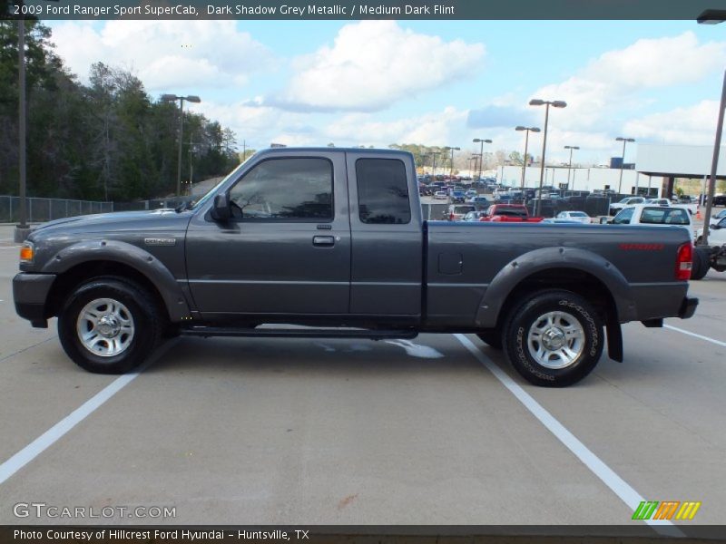 Dark Shadow Grey Metallic / Medium Dark Flint 2009 Ford Ranger Sport SuperCab