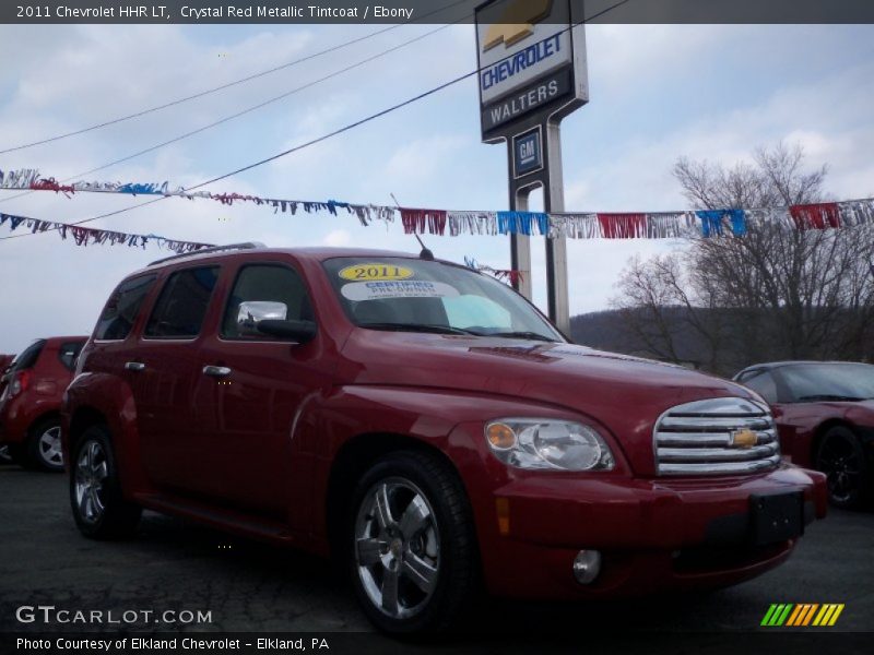Crystal Red Metallic Tintcoat / Ebony 2011 Chevrolet HHR LT