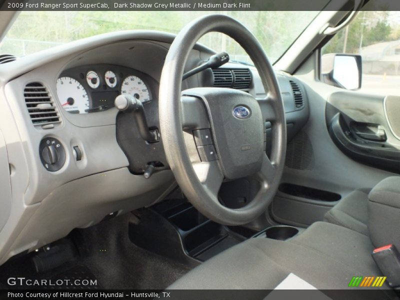 Dark Shadow Grey Metallic / Medium Dark Flint 2009 Ford Ranger Sport SuperCab