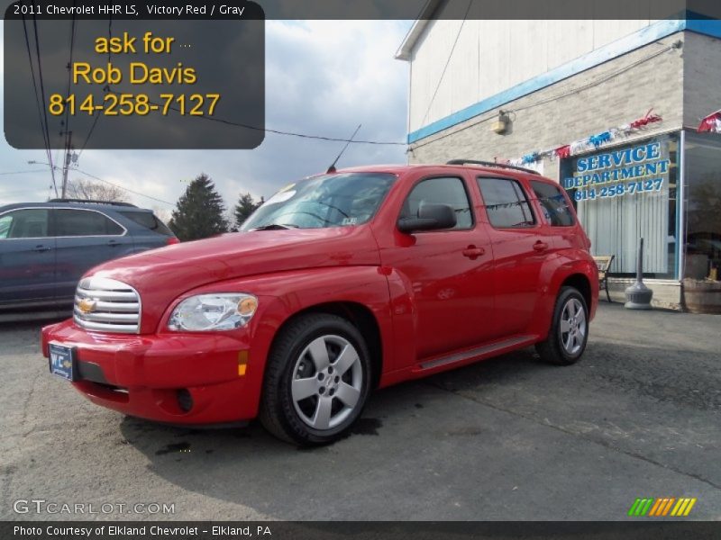 Victory Red / Gray 2011 Chevrolet HHR LS