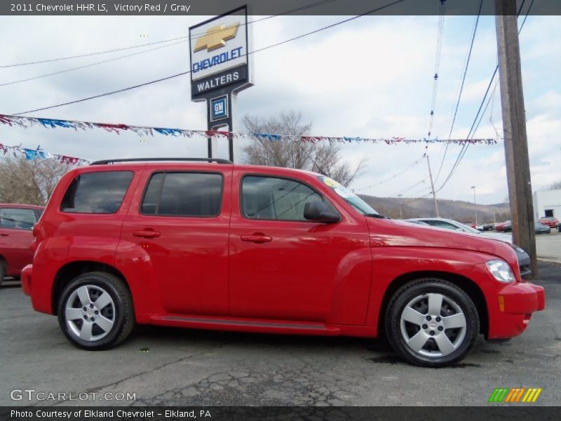 Victory Red / Gray 2011 Chevrolet HHR LS