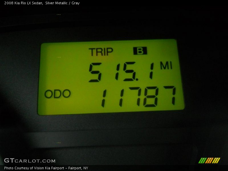 Silver Metallic / Gray 2008 Kia Rio LX Sedan