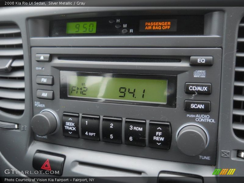 Silver Metallic / Gray 2008 Kia Rio LX Sedan