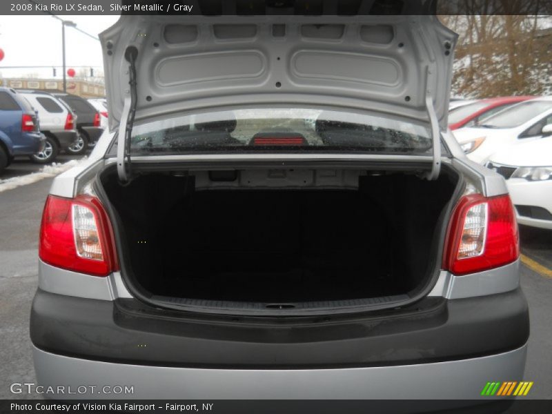 Silver Metallic / Gray 2008 Kia Rio LX Sedan