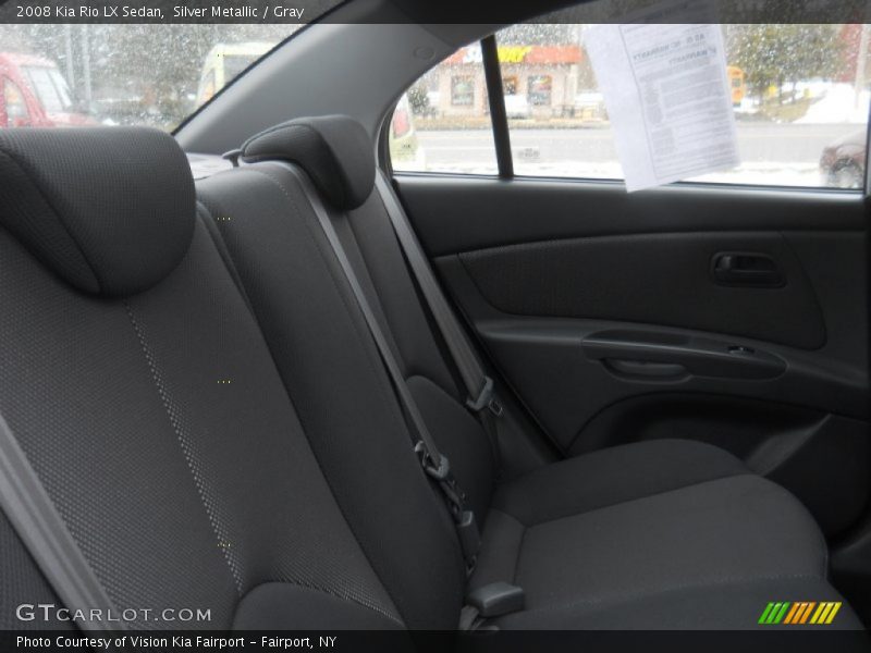 Silver Metallic / Gray 2008 Kia Rio LX Sedan