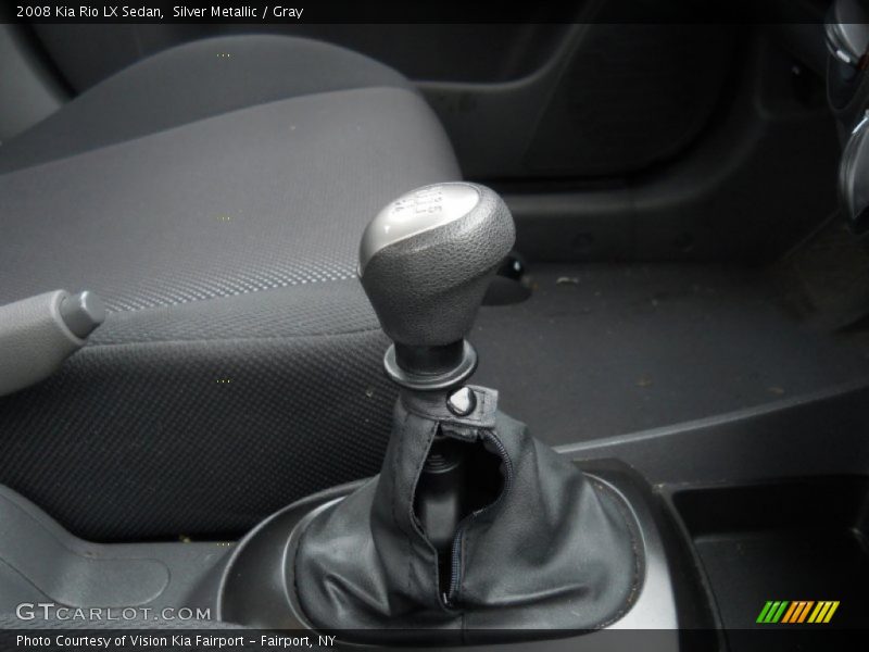Silver Metallic / Gray 2008 Kia Rio LX Sedan