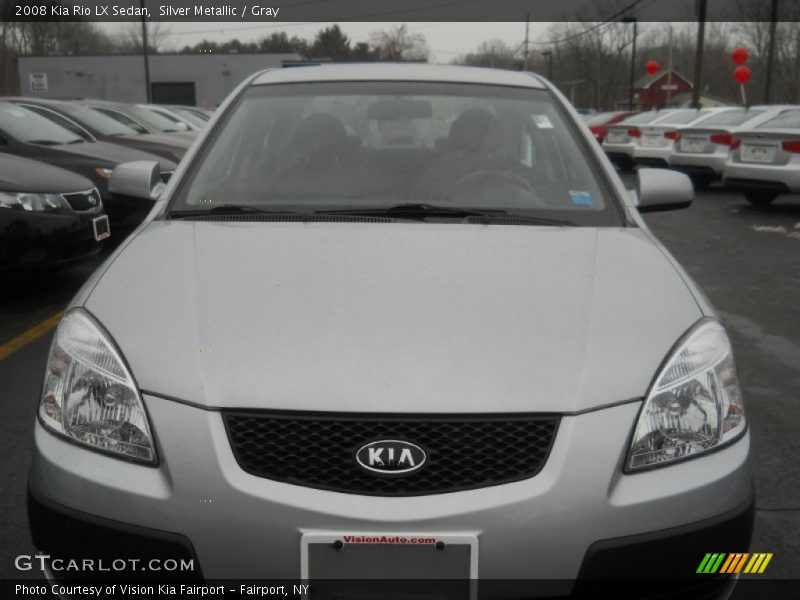 Silver Metallic / Gray 2008 Kia Rio LX Sedan