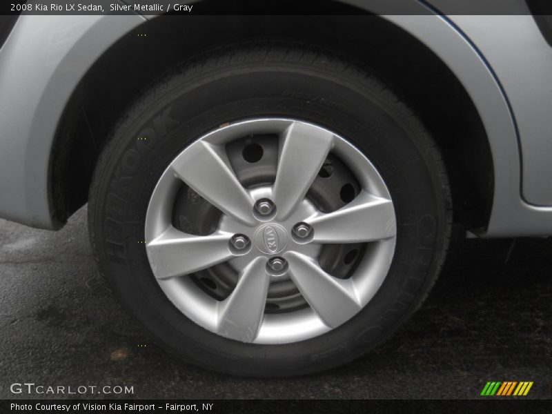 Silver Metallic / Gray 2008 Kia Rio LX Sedan