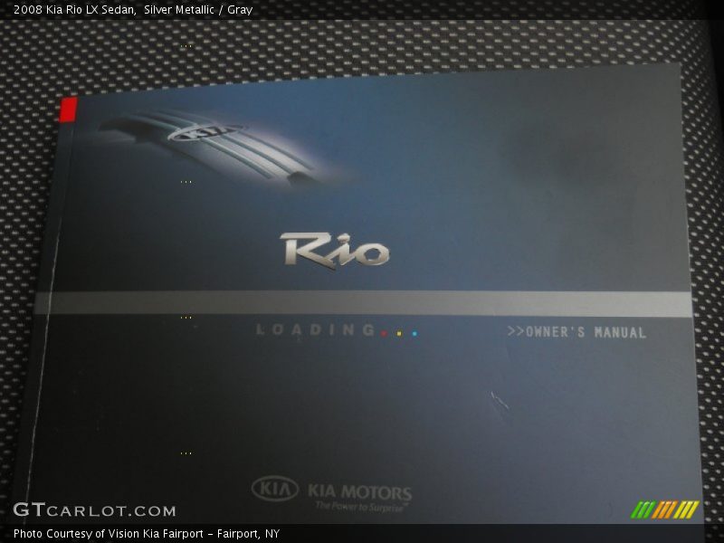 Silver Metallic / Gray 2008 Kia Rio LX Sedan