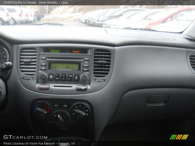 Silver Metallic / Gray 2008 Kia Rio LX Sedan