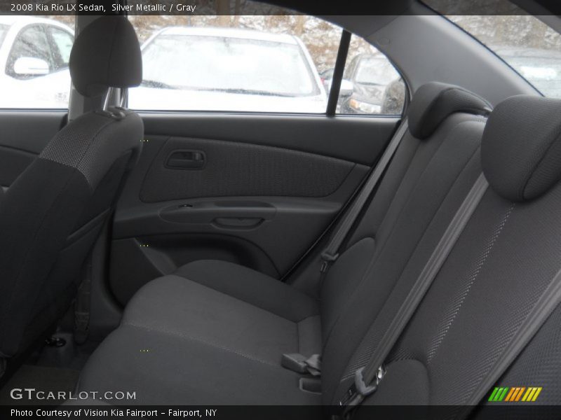 Silver Metallic / Gray 2008 Kia Rio LX Sedan