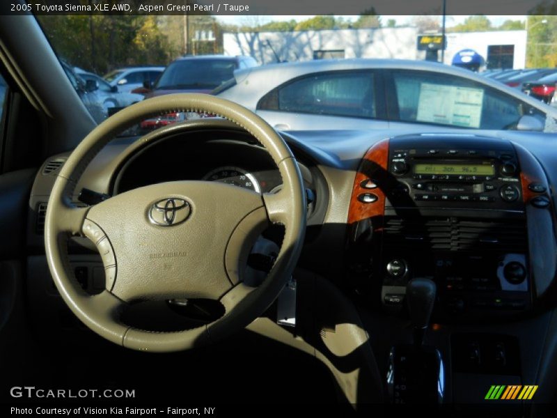 Aspen Green Pearl / Taupe 2005 Toyota Sienna XLE AWD