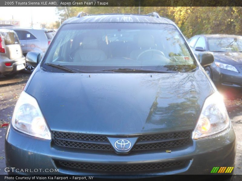 Aspen Green Pearl / Taupe 2005 Toyota Sienna XLE AWD