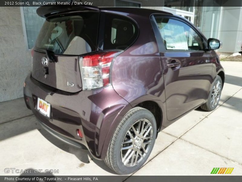 Black Currant Metallic / Dark Gray 2012 Scion iQ