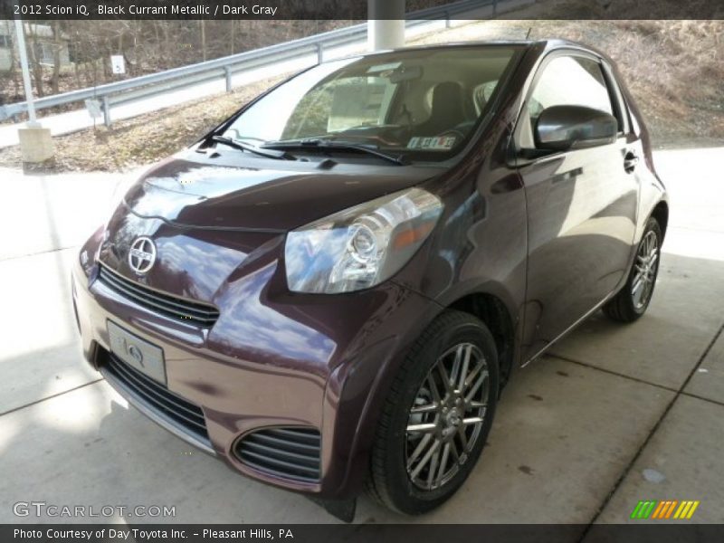 Black Currant Metallic / Dark Gray 2012 Scion iQ
